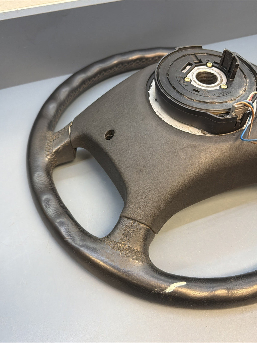 BMW E36 328I 318I 320I 323I 325I Z3 Steering Wheel Black Leather OEM 1092038
