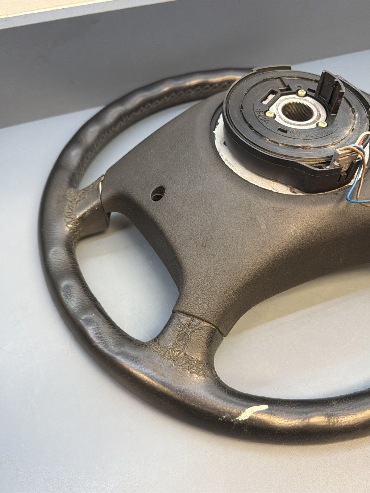 BMW E36 328I 318I 320I 323I 325I Z3 Steering Wheel Black Leather OEM 1092038
