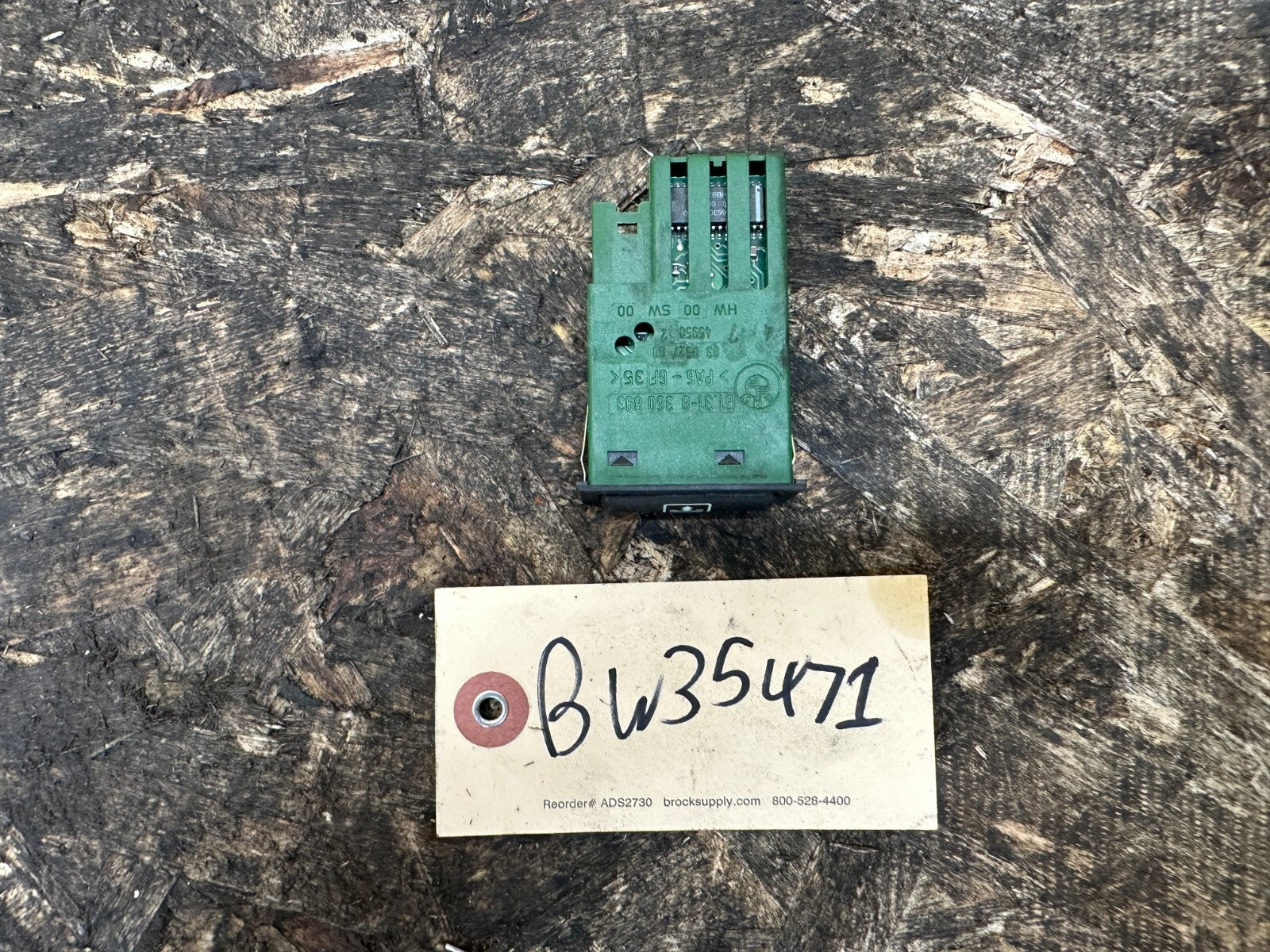 BMW 97-05 E46 E39 3 5 SERIES ELECTRIC REAR SUN BLIND SHADES SWITCH OEM 8360893