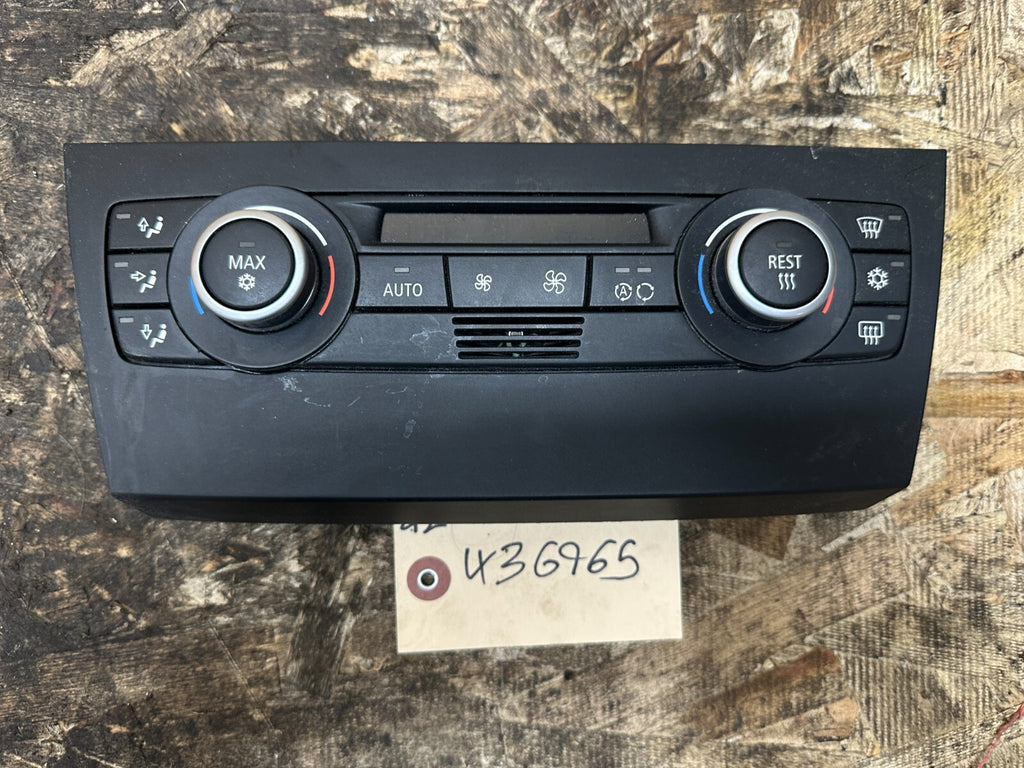 BMW 2006-2012 E90 HVAC HEATER AC CLIMATE CONTROL SWITCH PANEL BLACK OEM 9199260