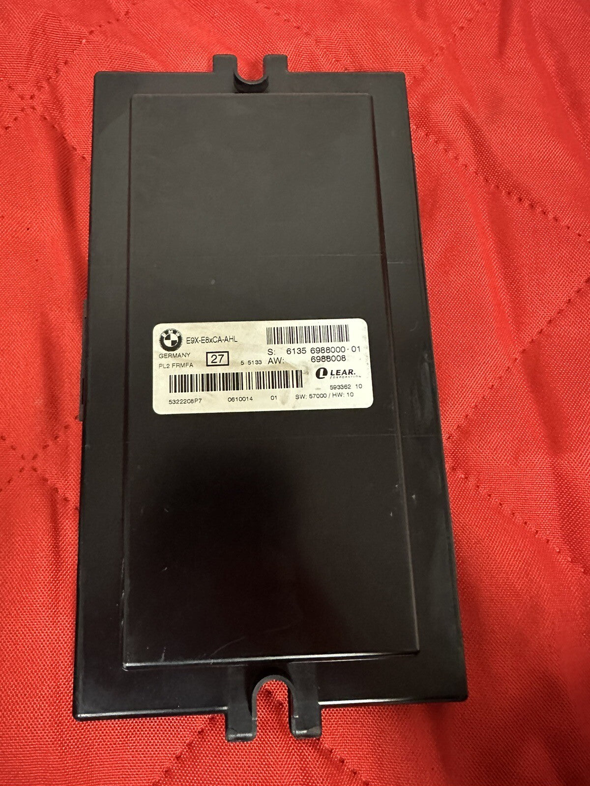 BMW E87 E90 E91 PL2  FOOTWELL MODULE HEADLIGHT CONTROL MODULE FRMFA OEM 6988000