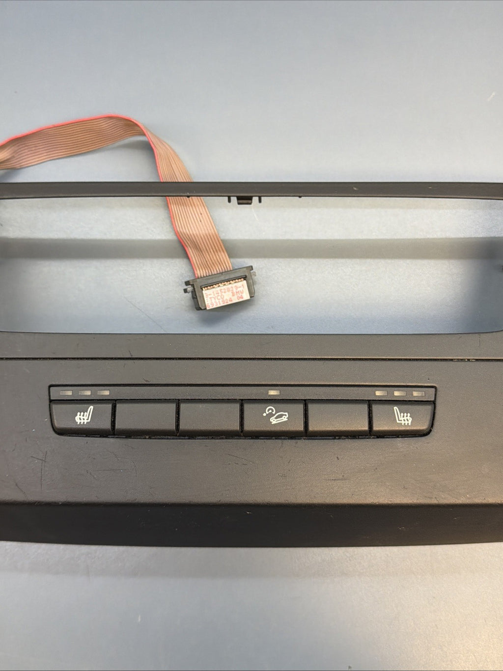 2007-2013 BMW 328i Front Dash Heated Seat Switch w/ Trim Cover 9120979 OEM