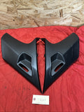 07-13 BMW X5 E70 Rear D Pillar Upper Trim Cover Pair OEM 7141497 7141498 BLACK