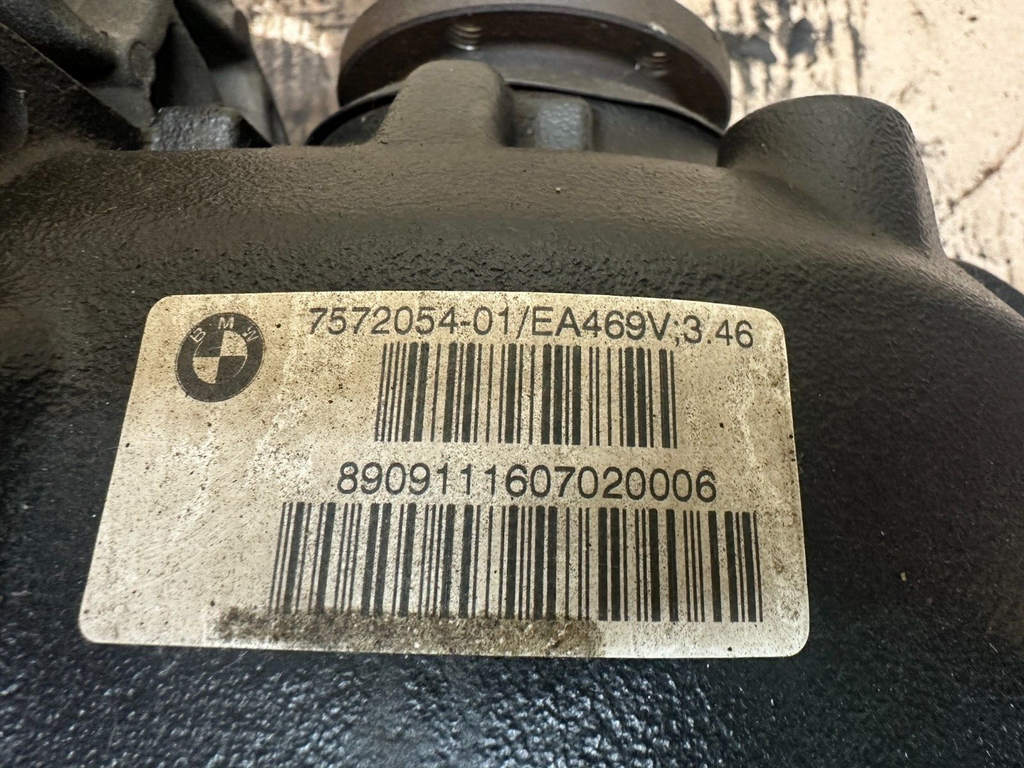 BMW E90 335 3 SERIES REAR DIFFERENTIAL FINAL 3.46 DRIVE OEM 7572054/757205401