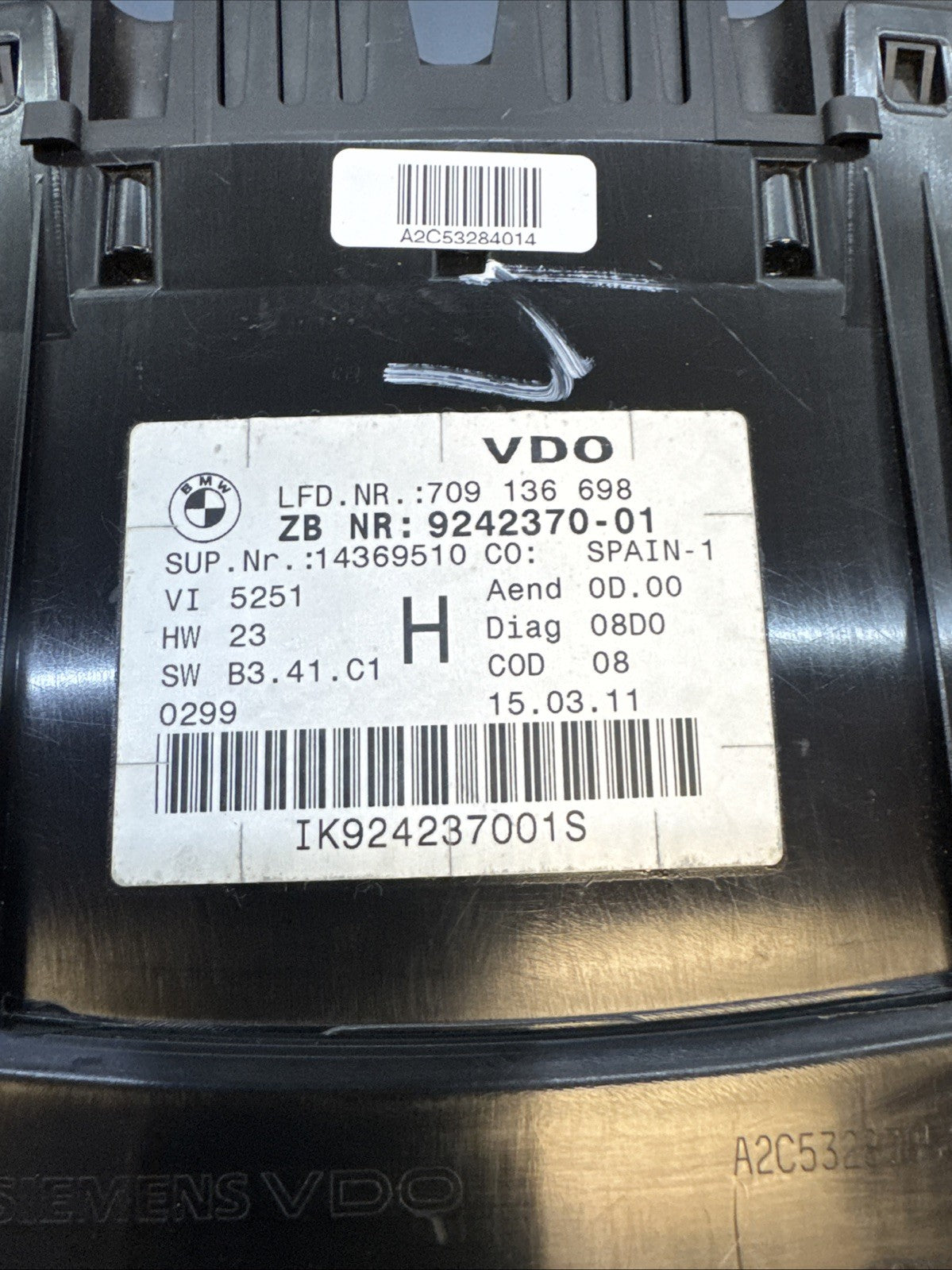 06-13 OEM BMW E90 E92 E93 328 335 Speedometer Instrument Cluster VDO 9242370
