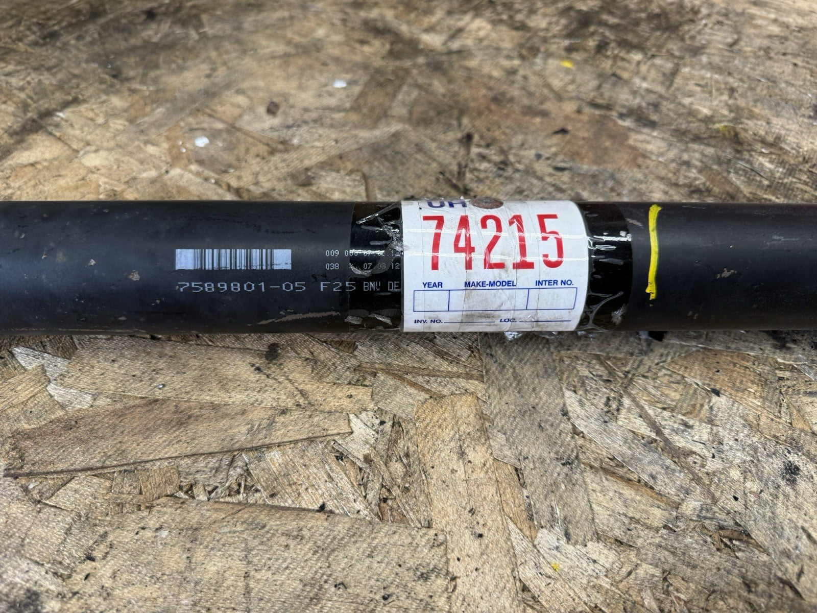 11–18 BMW X3 X4 F25 F26 REAR DRIVESHAFT PROP SHAFT OEM 7589801-04