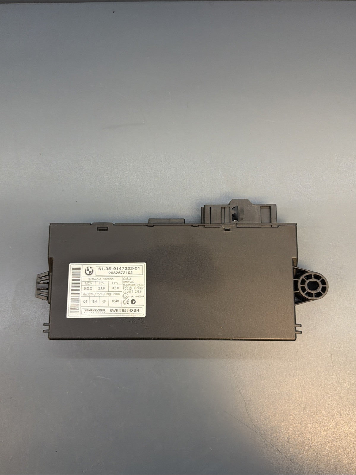 MSD81 07-13 BMW E90 N54 E60 535i 135i 335i ENGINE ECU DME CAS KEY MSD81 7592080