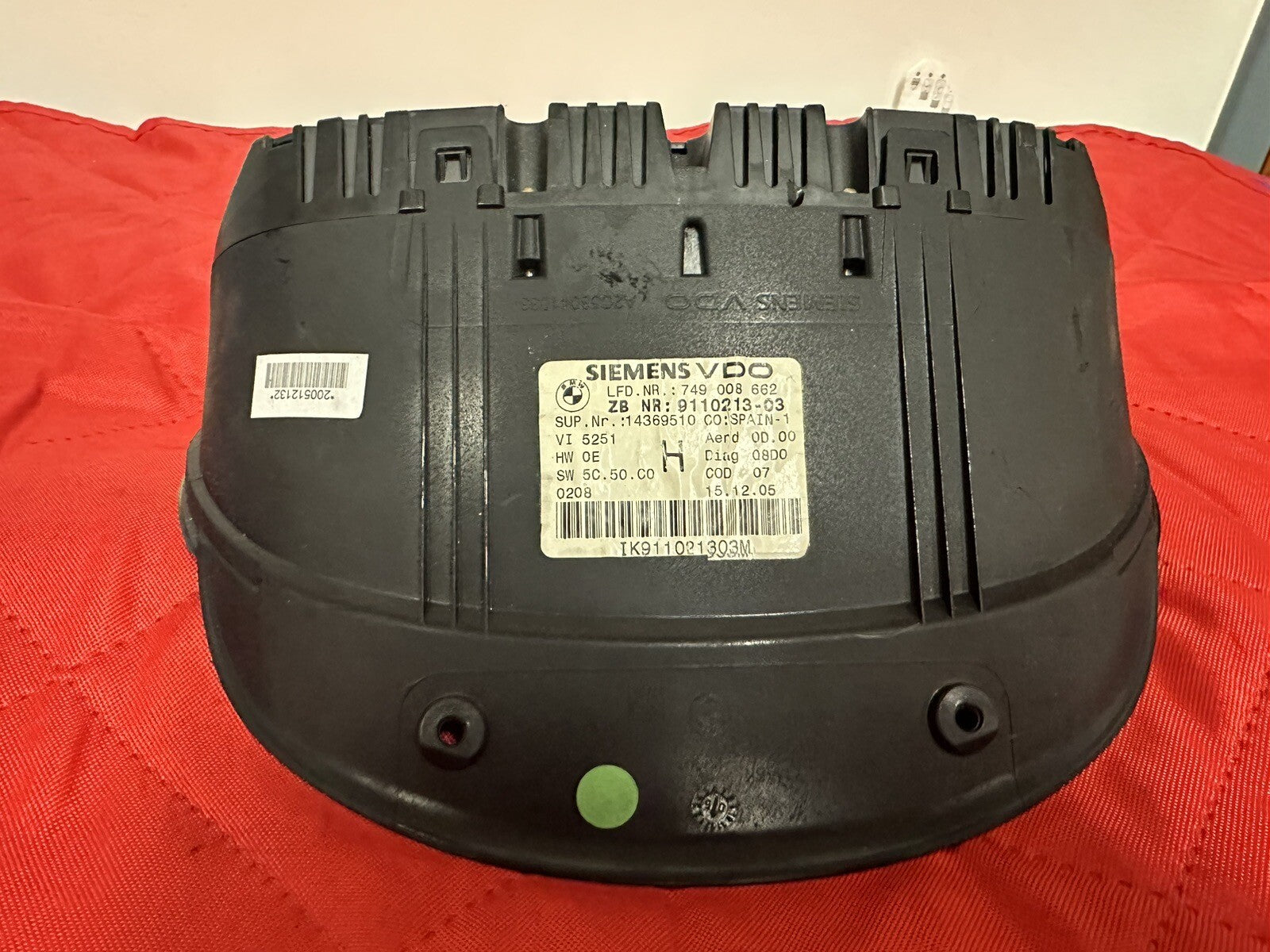 06-08 BMW 325I E90 E92 E93 SPEEDOMETER INSTRUMENT CLUSTER OEM 186K 9110213
