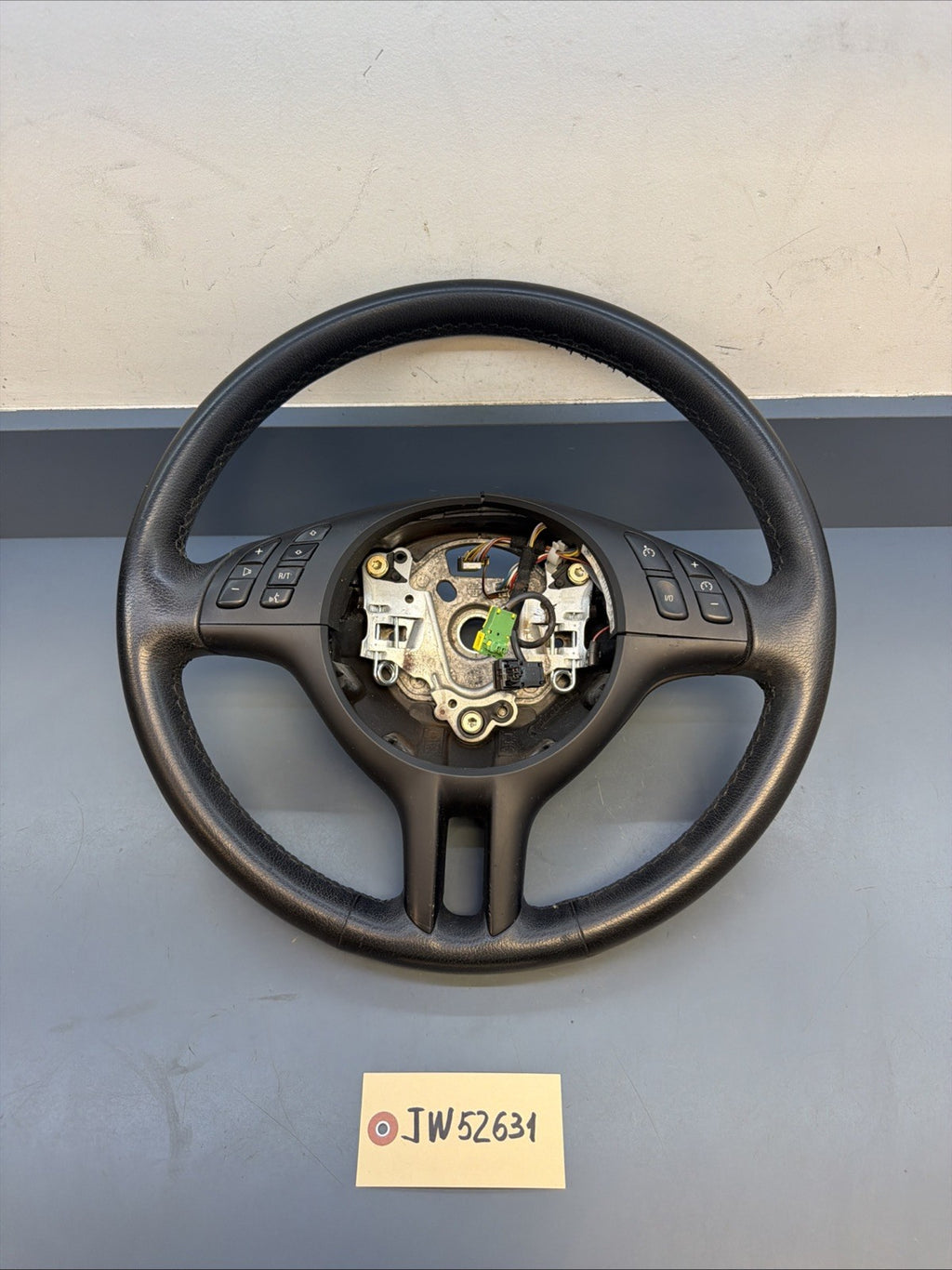 BMW 99-06 E46 3 SERIES BLACK LEATHER SPORT STEERING WHEEL OEM 101493/6760659