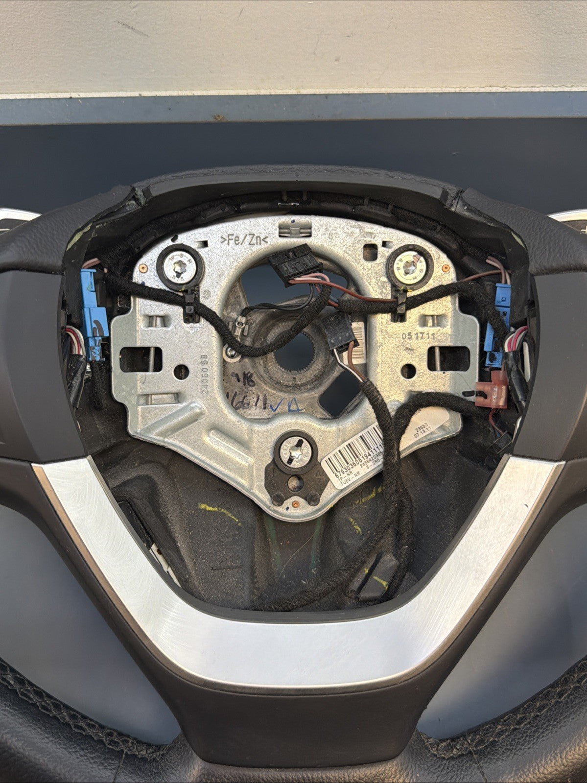 BMW 2011-2017 F25 X3 BLACK LETHER STEERING WHEEL HEATED SPORT OEM 2406058