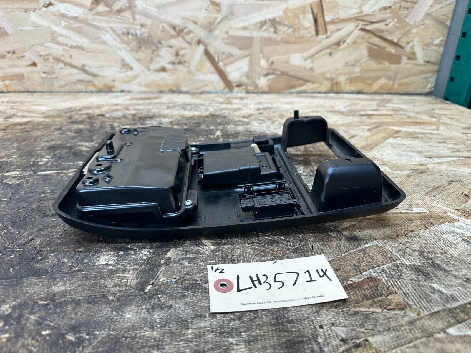 BMW 99-06 E53 X5 FRONT OVERHEAD SUNROOF SWITCH CONSOLE PANEL BLACK TRIM 8258062