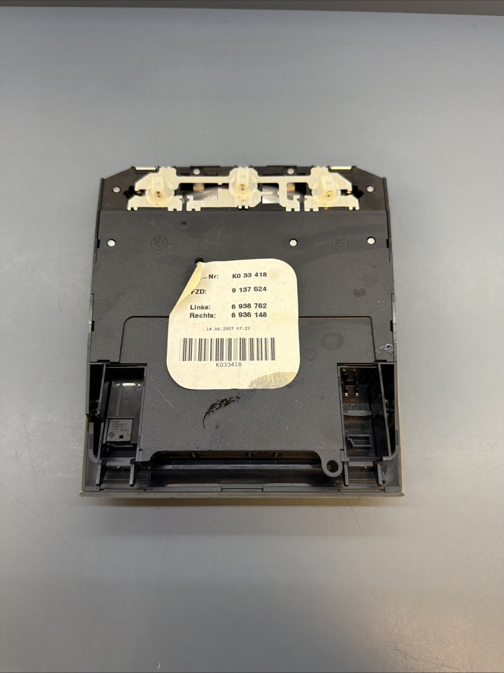 07-08 BMW E90 E91 E92 328i 335i Front Dome Light Sun Roof Switch 9120541 Tan