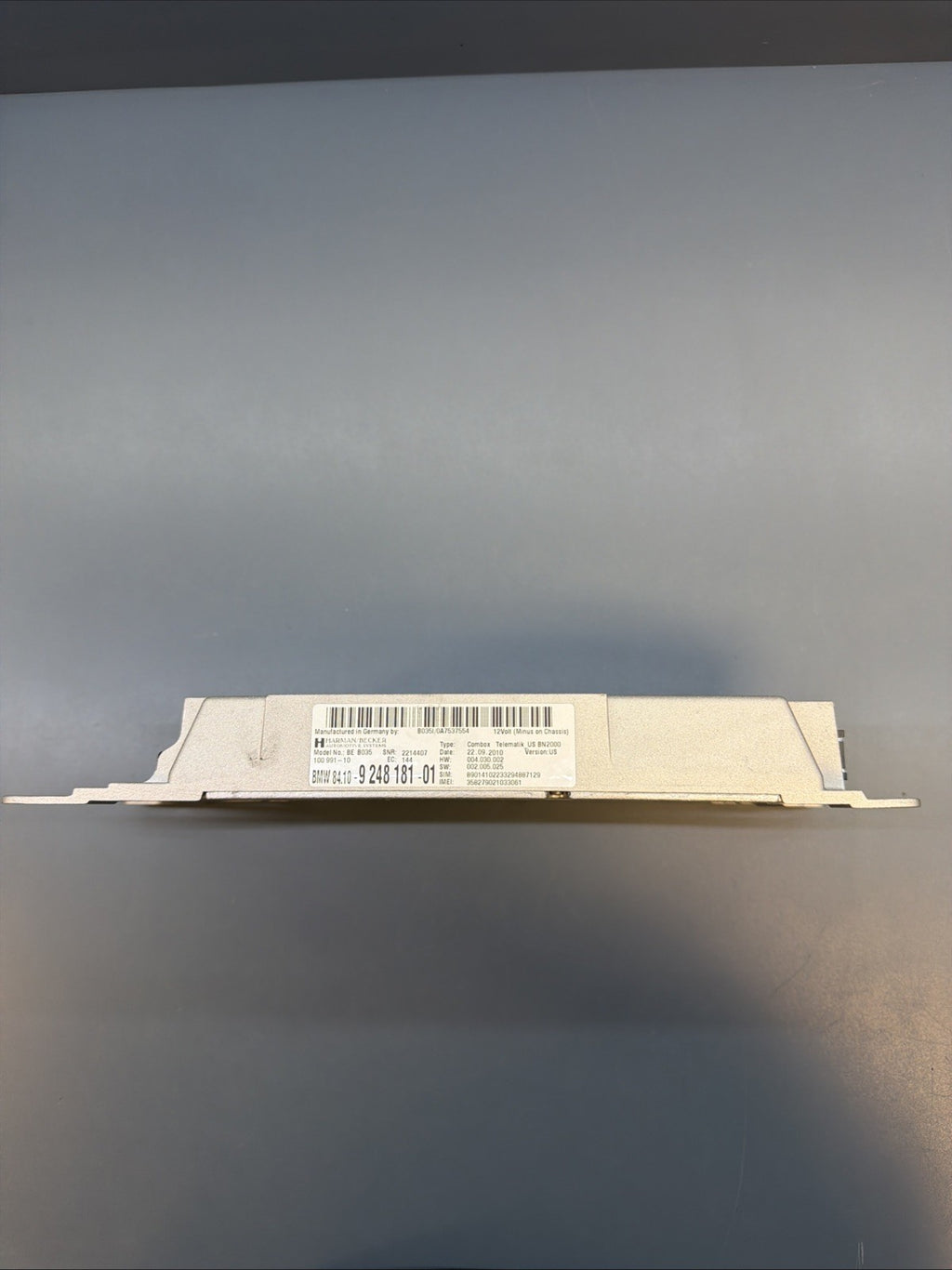 BMW E90 E91 E84 E70 E71 E89 3 X1 X5 X6 Z4 series MEDIA COMBOX TELEMATICS 9248181