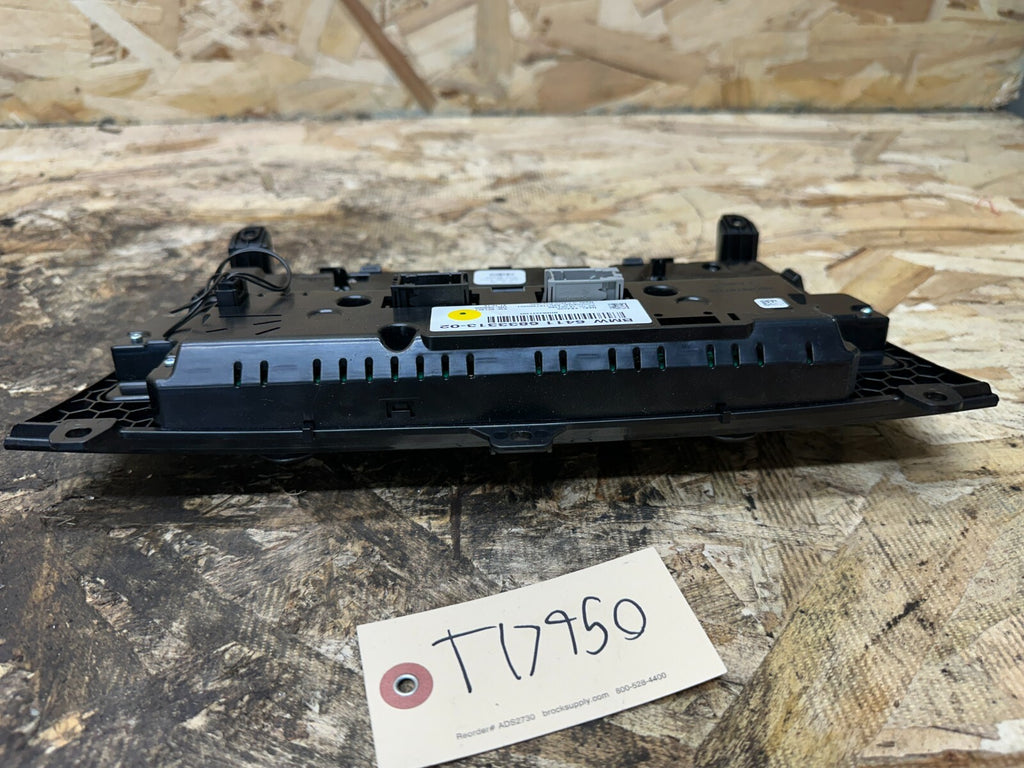 BMW 2011-2017 F25 X3 FRONT DASH AC CLIMATE CONTROL PANEL BLACK OEM 6833313