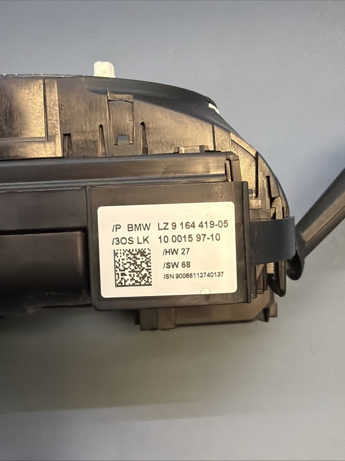 2007-2013 BMW X5 E70 Turn Signal Wiper Column Switch 61319164419 OEM Used