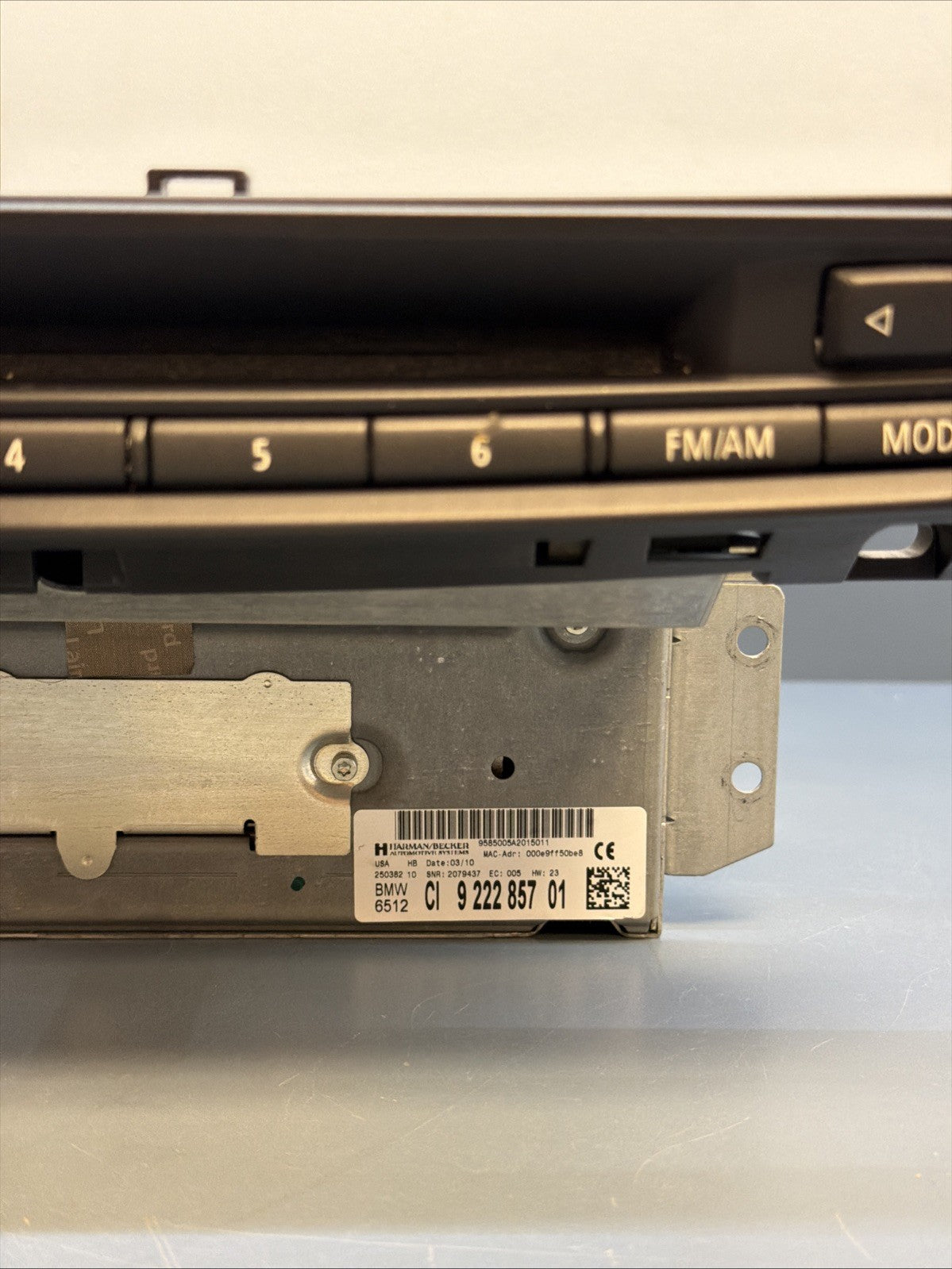 2010 BMW X5 3.5D. Diesel E70 - Radio Receiver - OEM 9222857