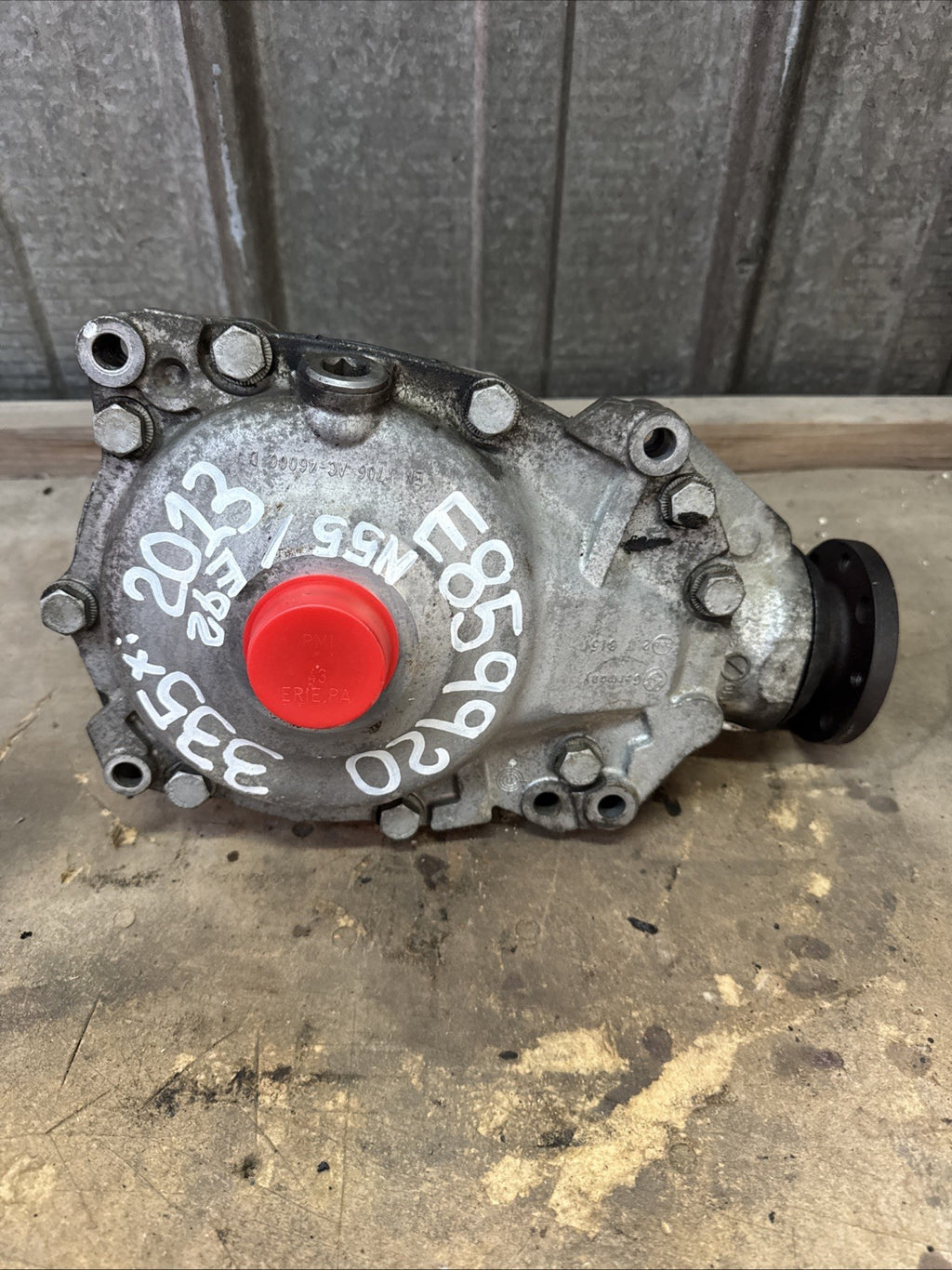 Front Differential Carrier E92 335XI  Drive AWD Diff OEM BMW 7533433 3.91 RATIO