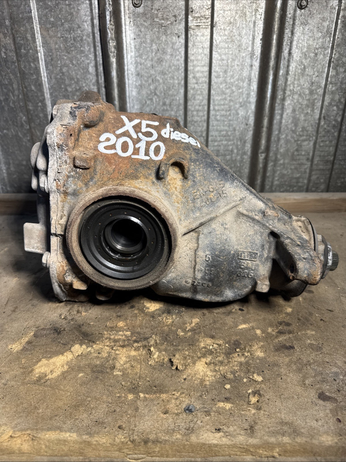 BMW REAR DIFFERENTIAL X5D M57 E70 DIESEL  AUTOMATIC FINAL DRIVE 3.64 7552523