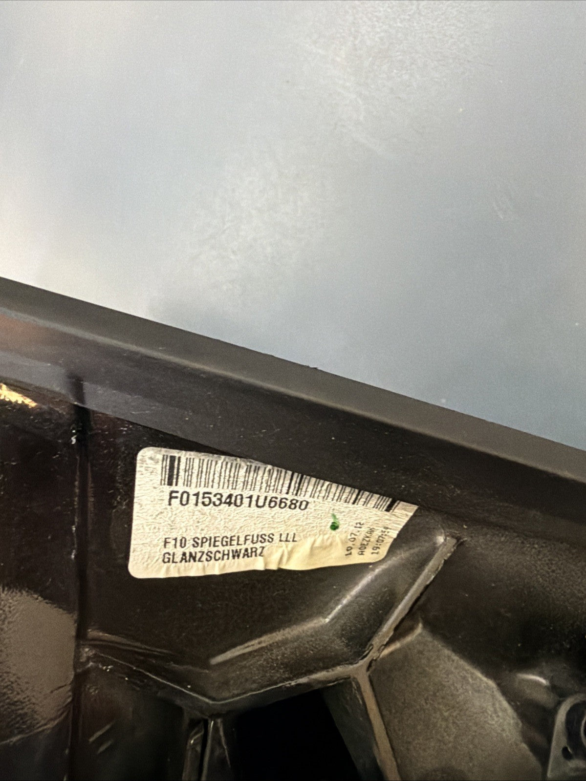 2011-2013 BMW F10 535i 528i 550i LH DRIVER SIDE VIEW MIRROR CAMERA BLACK F015340