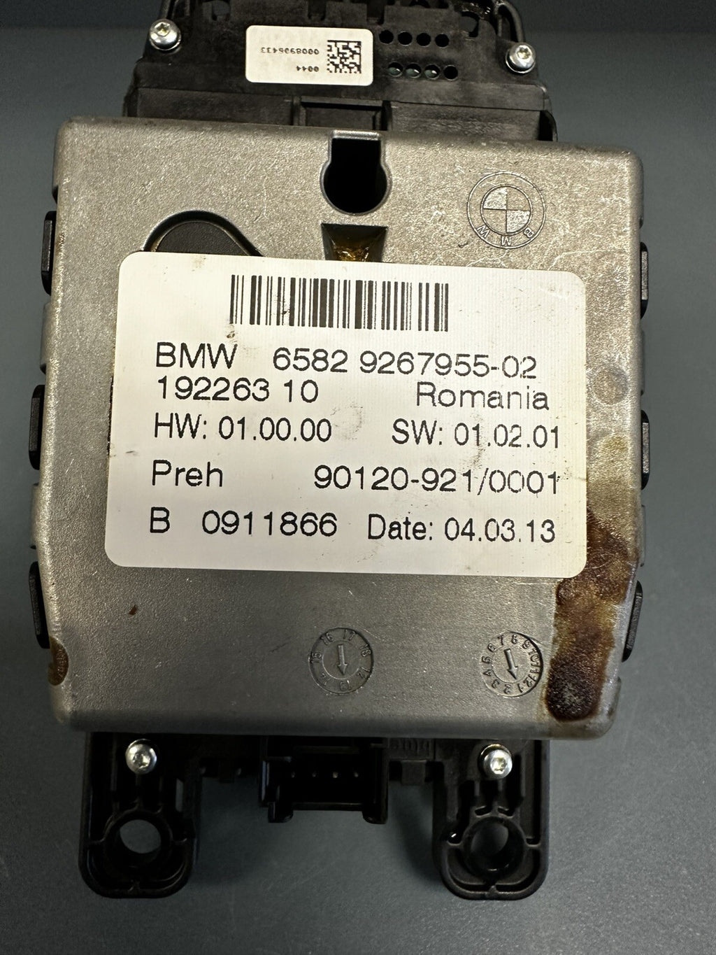 11-17 BMW F20 F30 F10 F25 135 335 RADIO NAVI CIC CONTROLLER KNOB IDRIVE 9267955