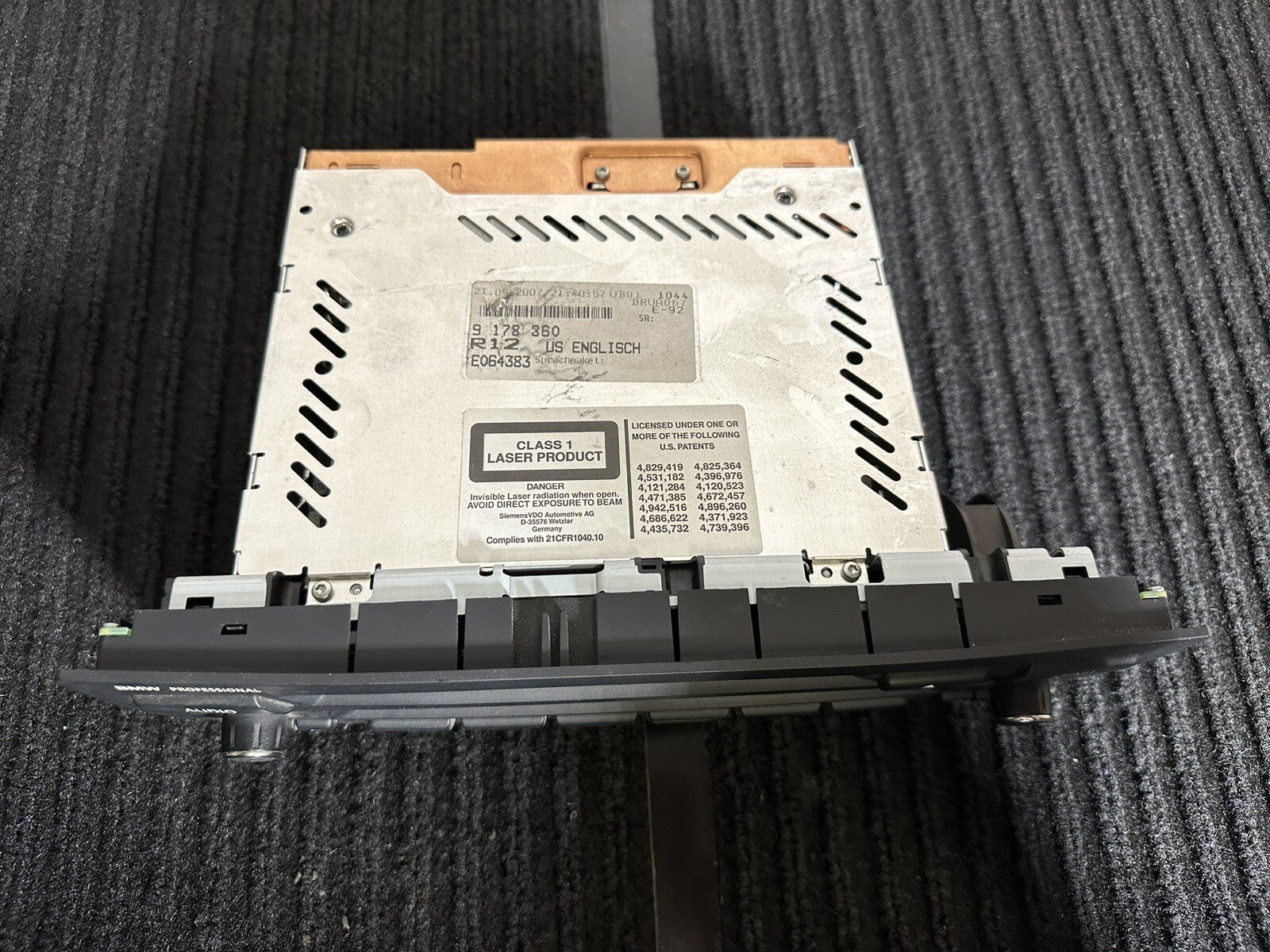 07-09 BMW 3-Series AUDIO RADIO STEREO CD UNIT RECIEVER OEM 9178860