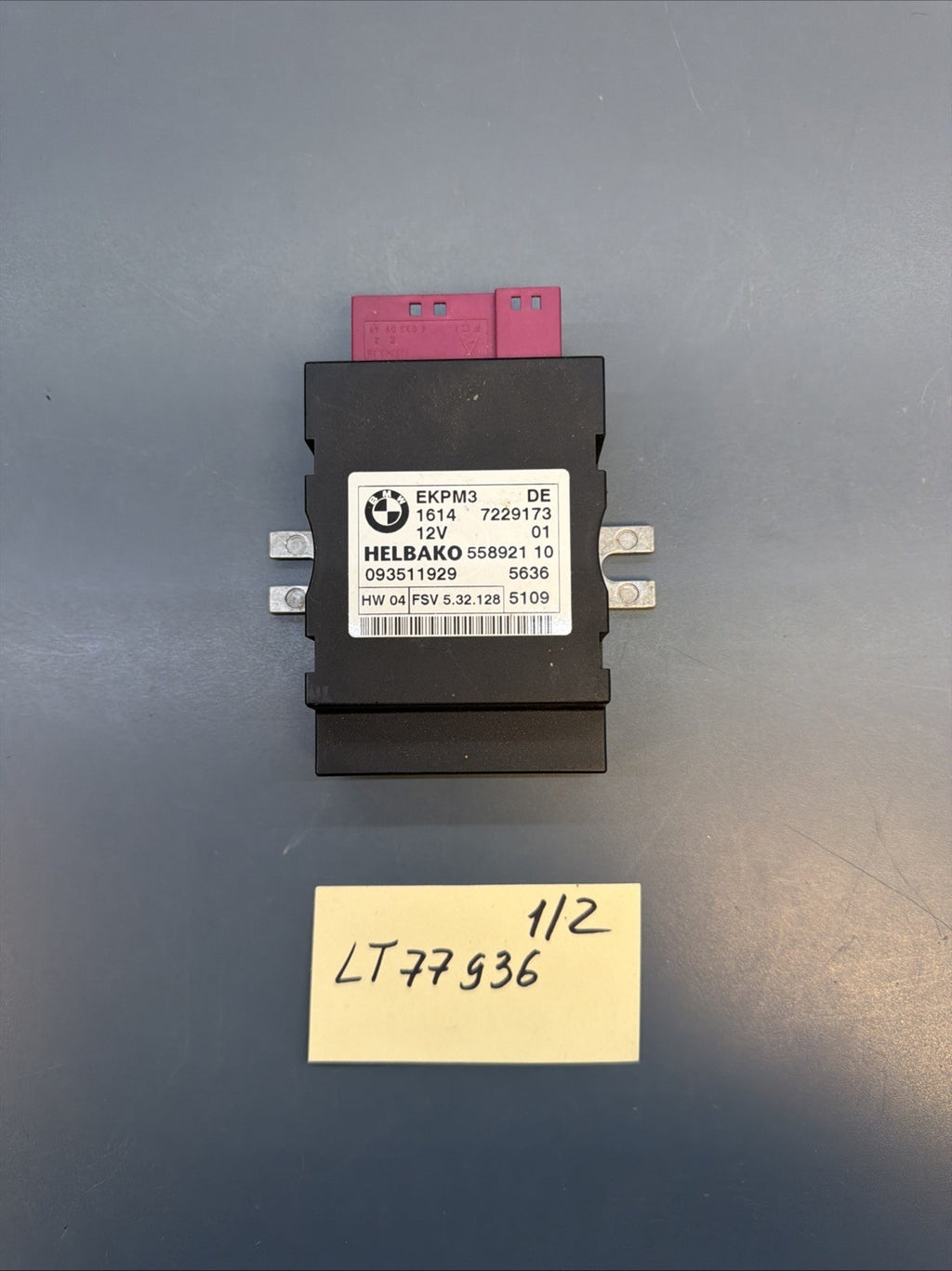 2006-13 OEM BMW Helbako Fuel Pump Relay Control Module EKPM3 7229173 EKPM3