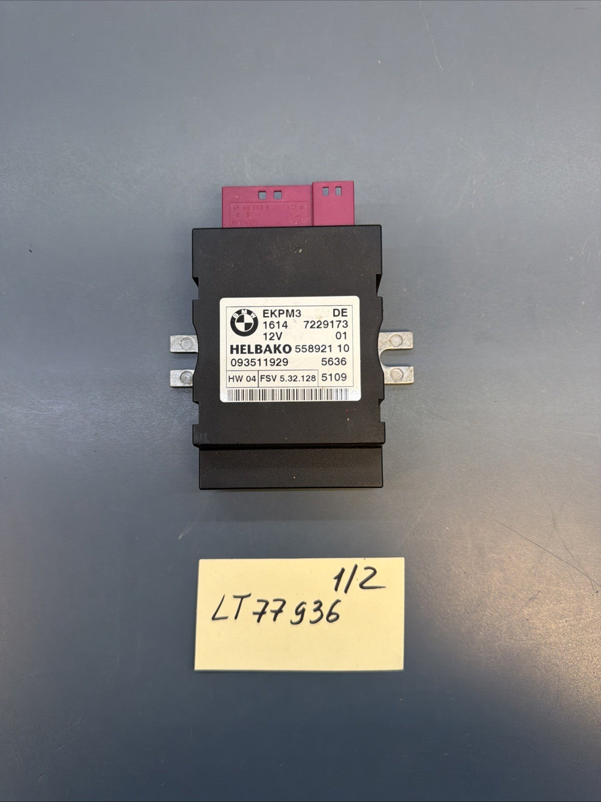 2006-13 OEM BMW Helbako Fuel Pump Relay Control Module EKPM3 7229173 EKPM3