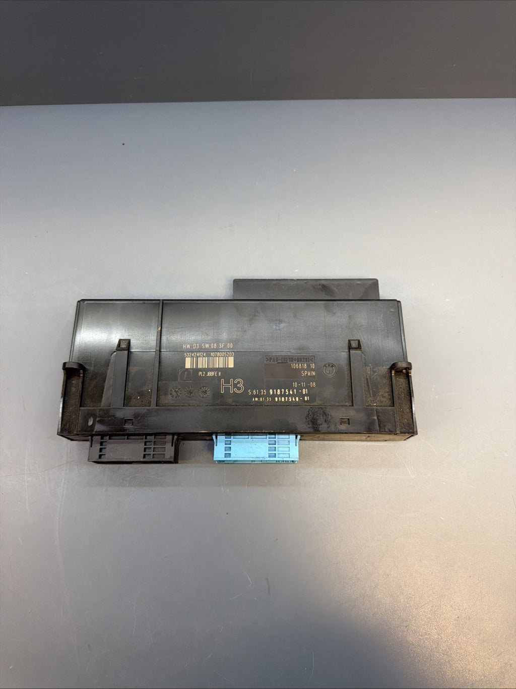 07-13 BMW E90 E92 E93 335i PL2 JBFE2 COMFORT BODY CONTROL MODULE BCM BCU 9187541