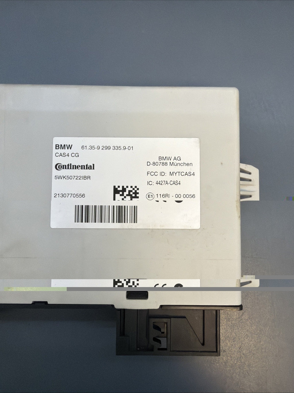 BMW X3 F25 5 6 Series F07 F10 F11 F12 F13 Cas 4 Key Control ECU Module 9299335