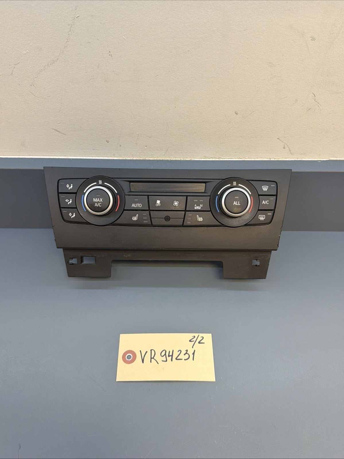 2012-2015 BMW X1 E84 A/C HEAT CLIMATE CONTROL PANEL OEM 9292262