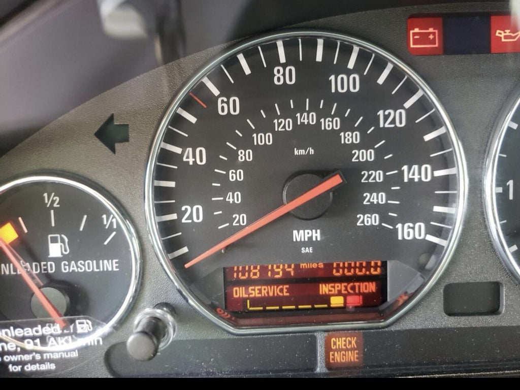 BMW Z3M Roadster Coupe OEM S52 Instrument Gauge Cluster