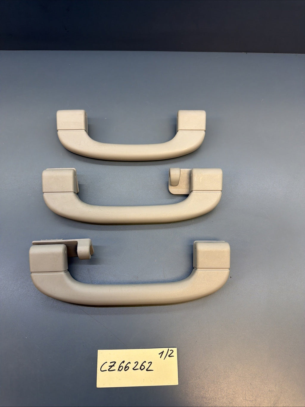 2008 BMW 535I E60 Front Rear  Roof Grab Handle 9143529  OEM SET OF 3