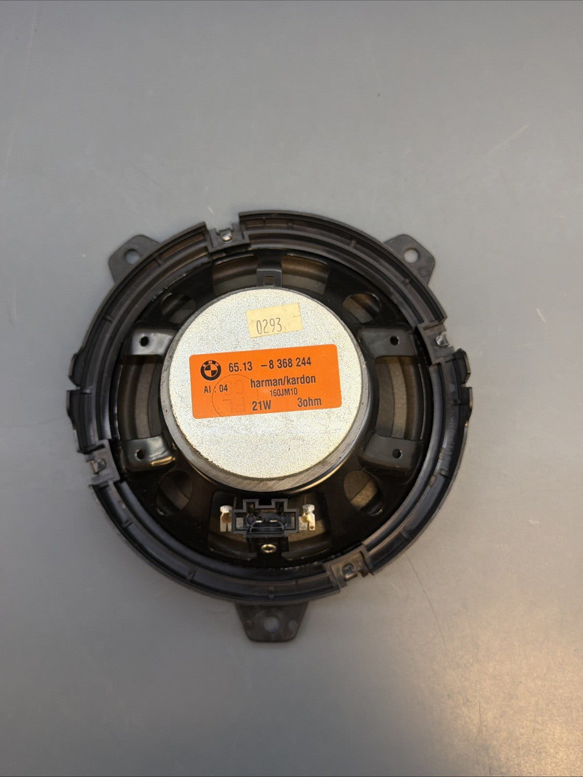 01-06 BMW E46 M3 OEM Harman Kardon HK Rear Shelf Speakers Woofers 8368244