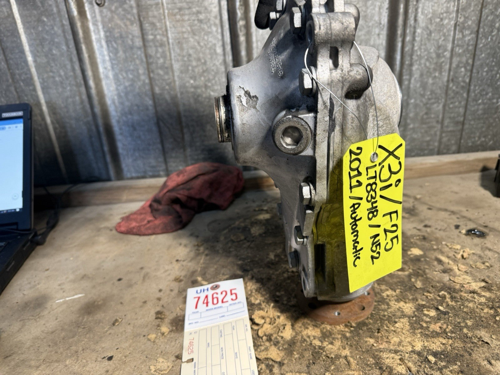 Front Differential Final Drive 3.15 AWD Diff OEM BMW X3 F25 AUTOMATIC 7567345