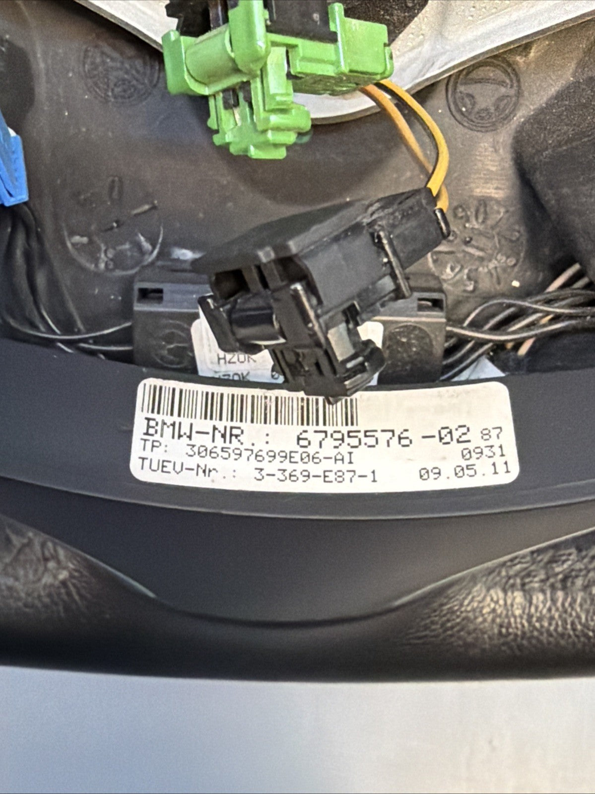 07-11 OEM BMW E82 E90 E92 E93 X1 328 335 Sport Leather Heated Wheel 6795576
