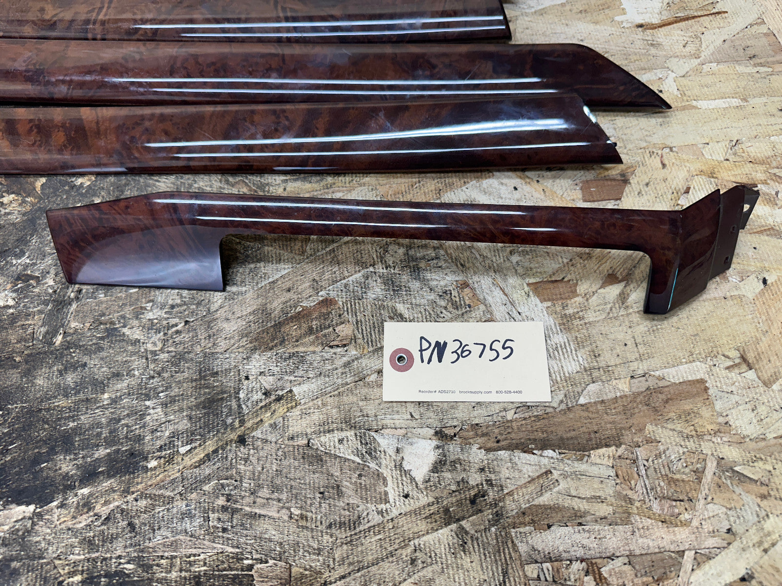 BMW 99-05 330i BURLED WOOD INTERIOR TRIM PANEL SET 8PC OEM 8203827+8203825+MORE