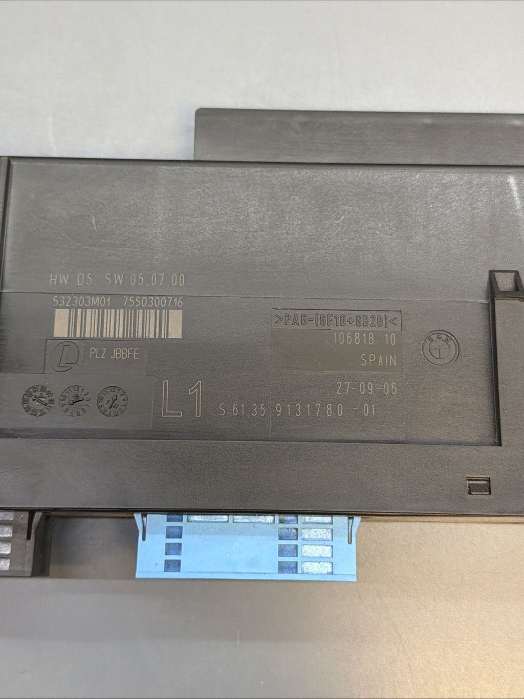 BMW 3 Series E92 ECU Body Control Module Junction Box L1 PL2 JBBFE 9131780