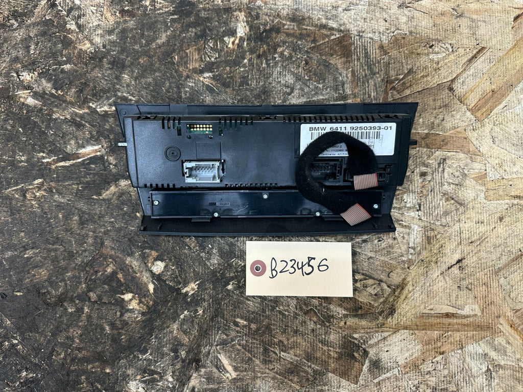 BMW 2006-2012 E90 AC CLIMATE CONTROL SWITCH PANEL OEM 9250393