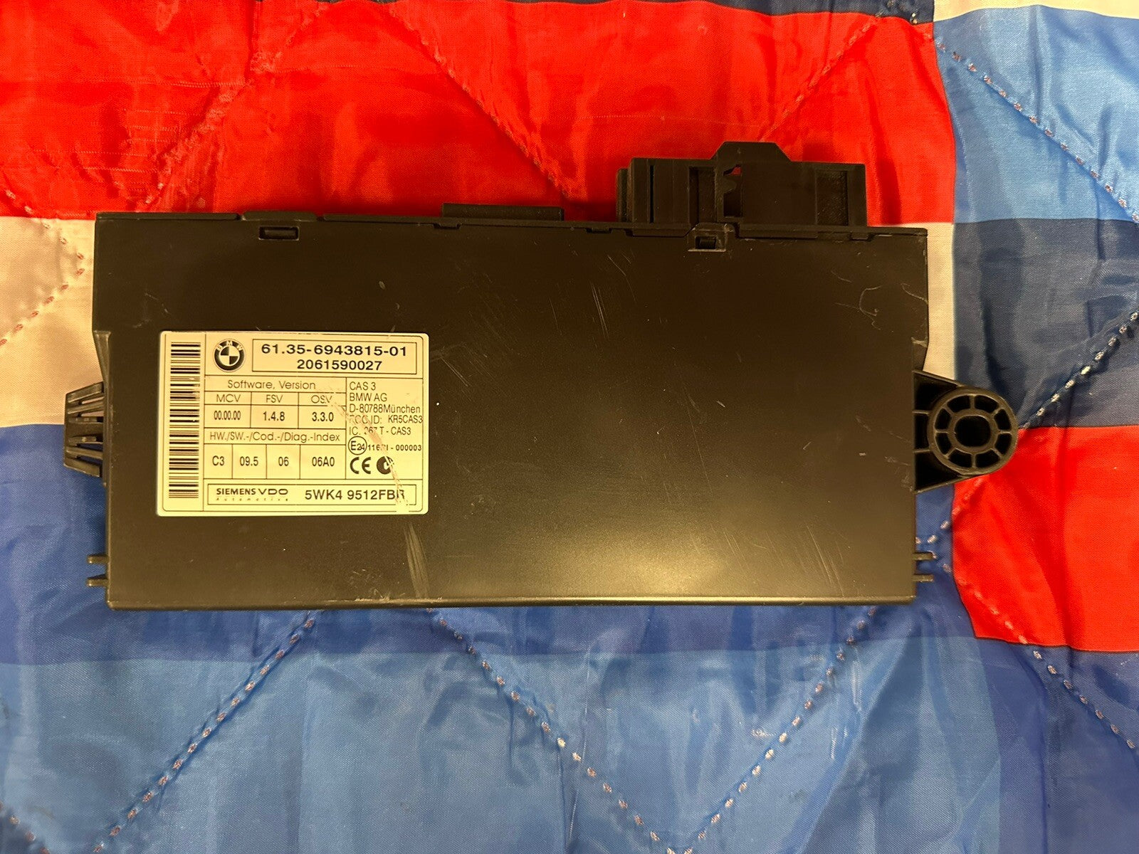 BMW E88 E90 E92 135 335 535 N54 DME ECU Engine Computer CAS3 Module Key Set OEM