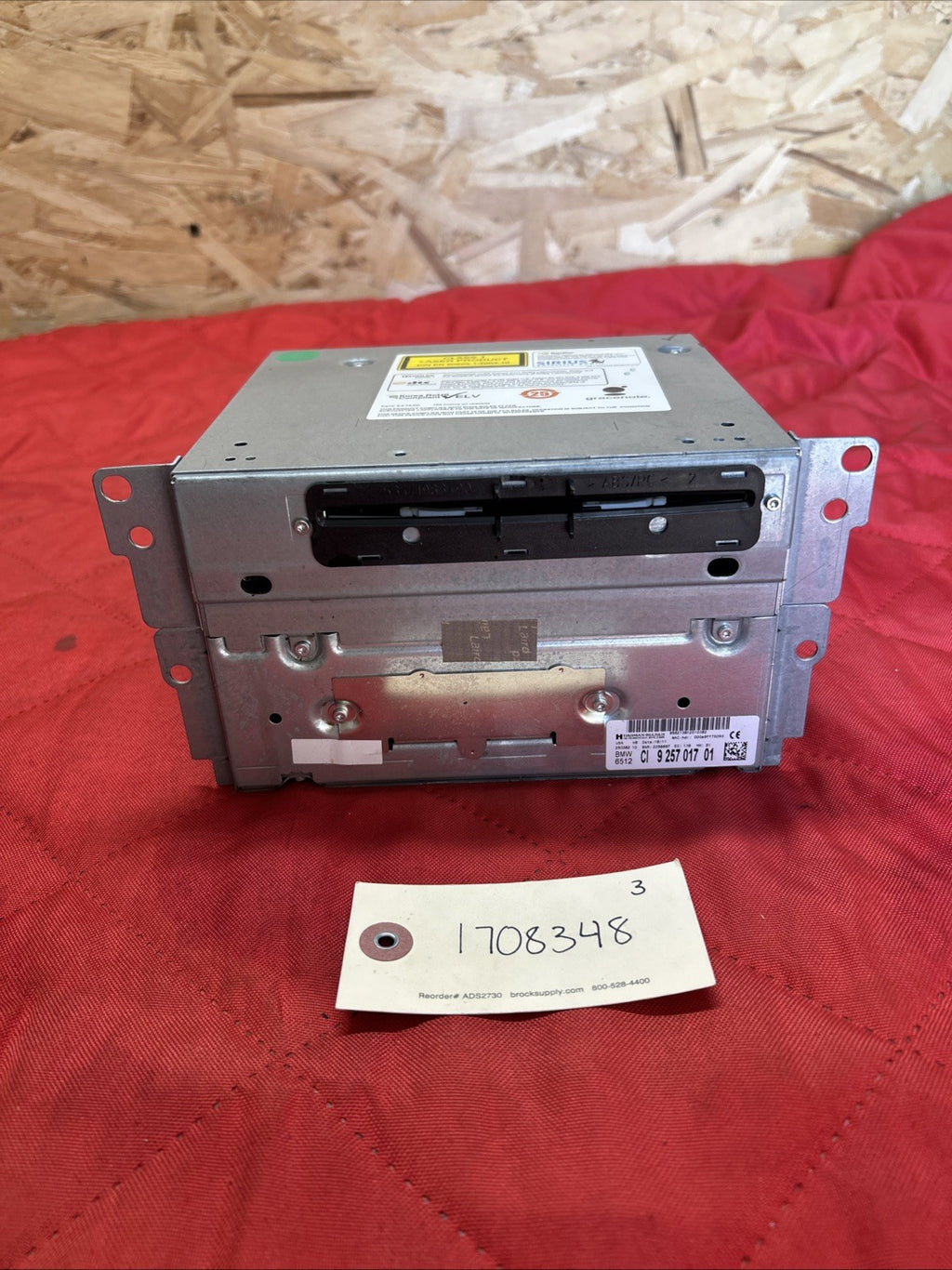 2011-2013 BMW X3 CD Receiver Radio Stereo Head Unit 9257017 OEM
