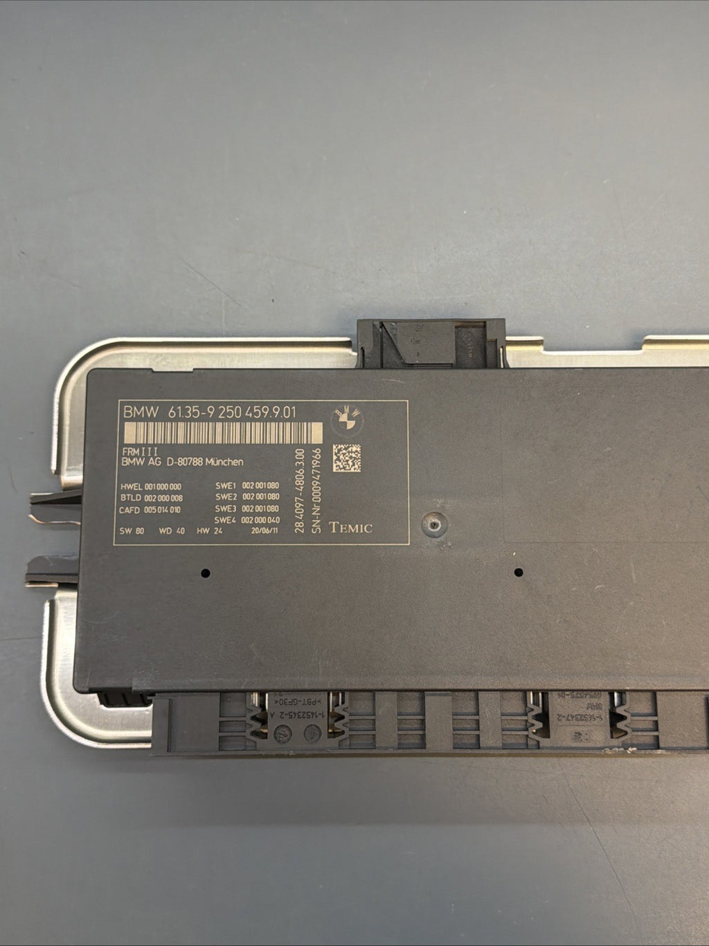 BMW 2011-2017 F25 X3 F10 5 SERIES FRM BODY LIGHT CONTROL MODULE OEM 9250459