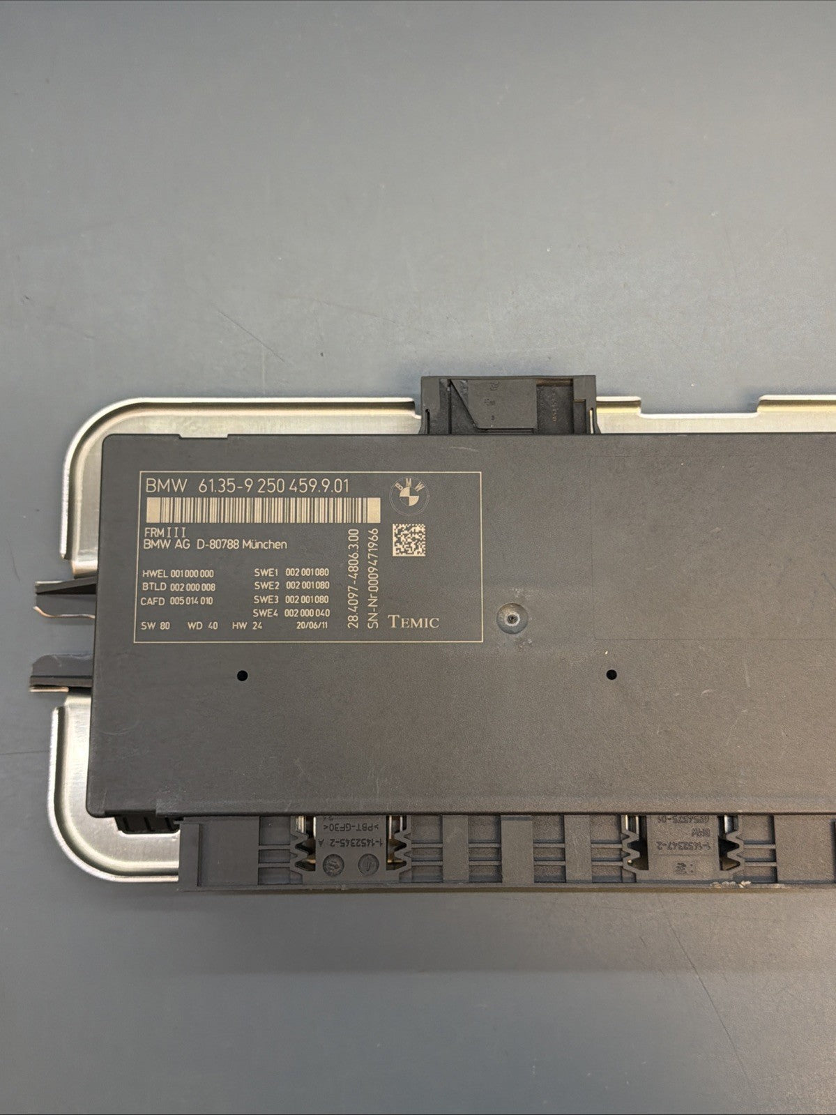 BMW 2011-2017 F25 X3 F10 5 SERIES FRM BODY LIGHT CONTROL MODULE OEM 9250459