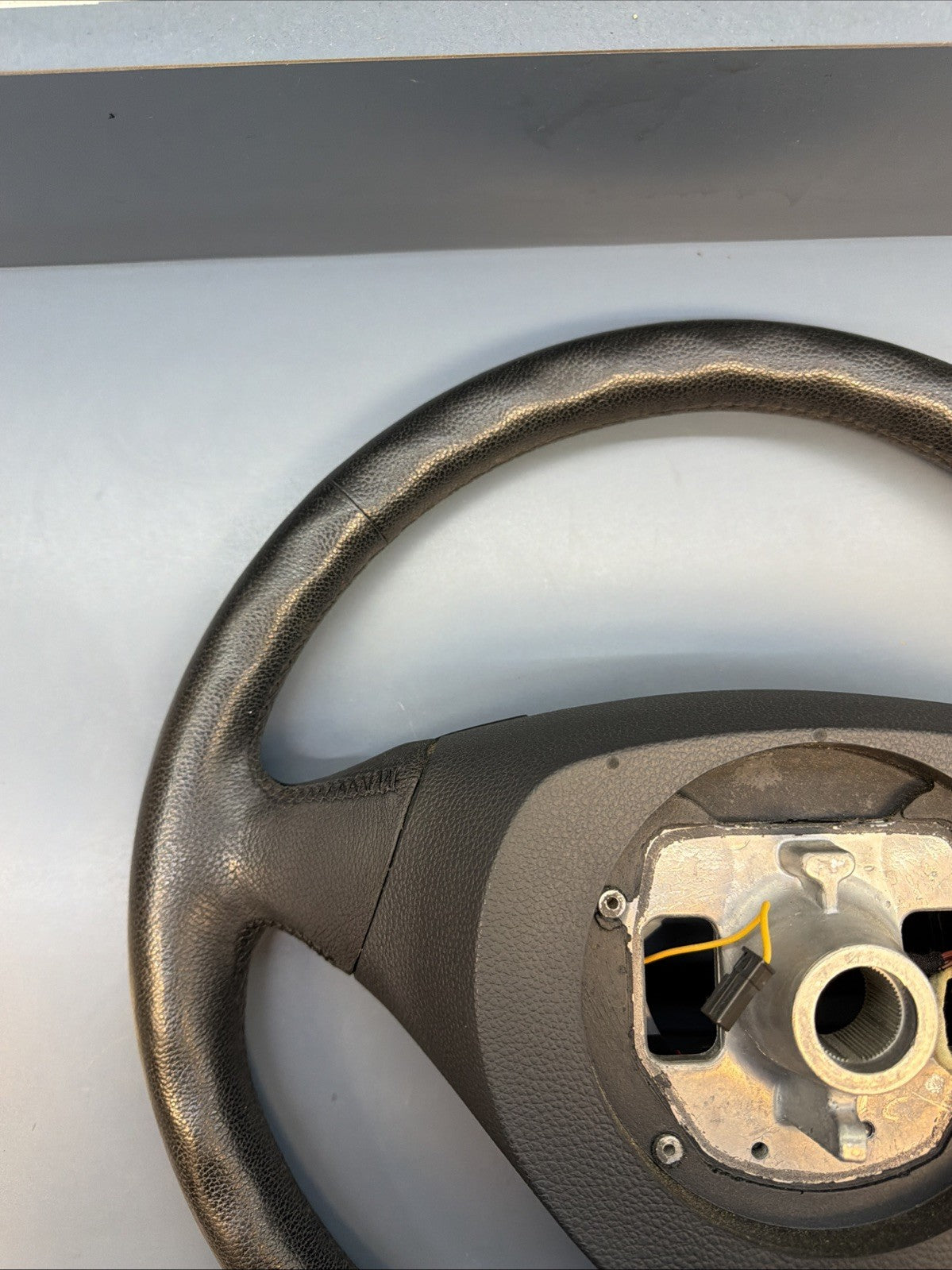 BMW 03-10 E60 5 SERIES SPORT BLACK LEATHER STEERING WHEEL OEM 11008818