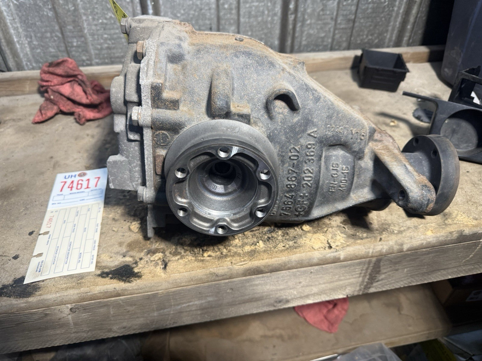 BMW 4-10 535i 535xi 525i 525xi 528xi REAR DIFFERENTIAL FINAL 3.46 DRIVE 7560882