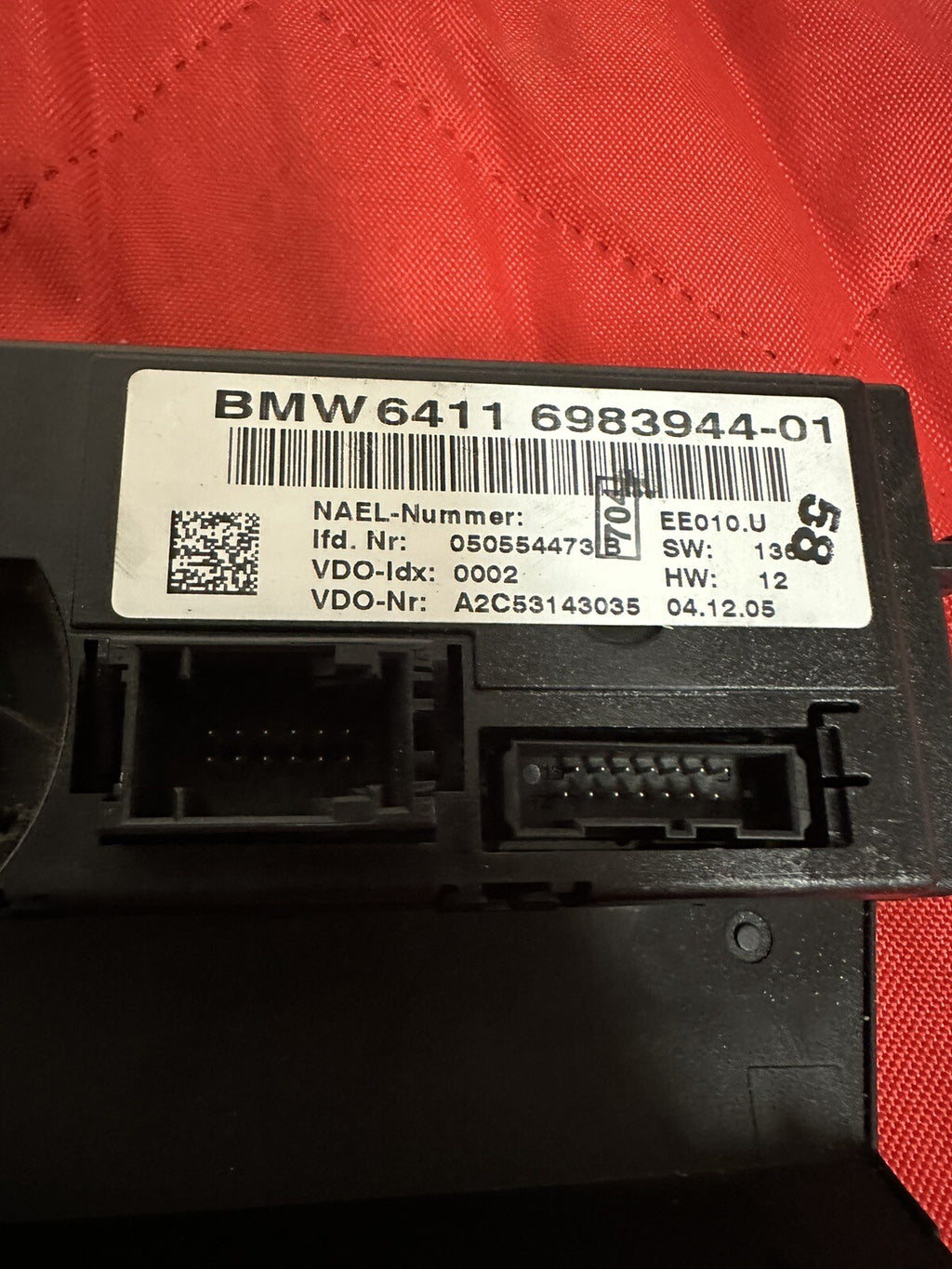06-11 BMW E90 E91 3-SERIES CLIMATE CONTROL A/C HEATER CONTROL UNIT OEM 6983944