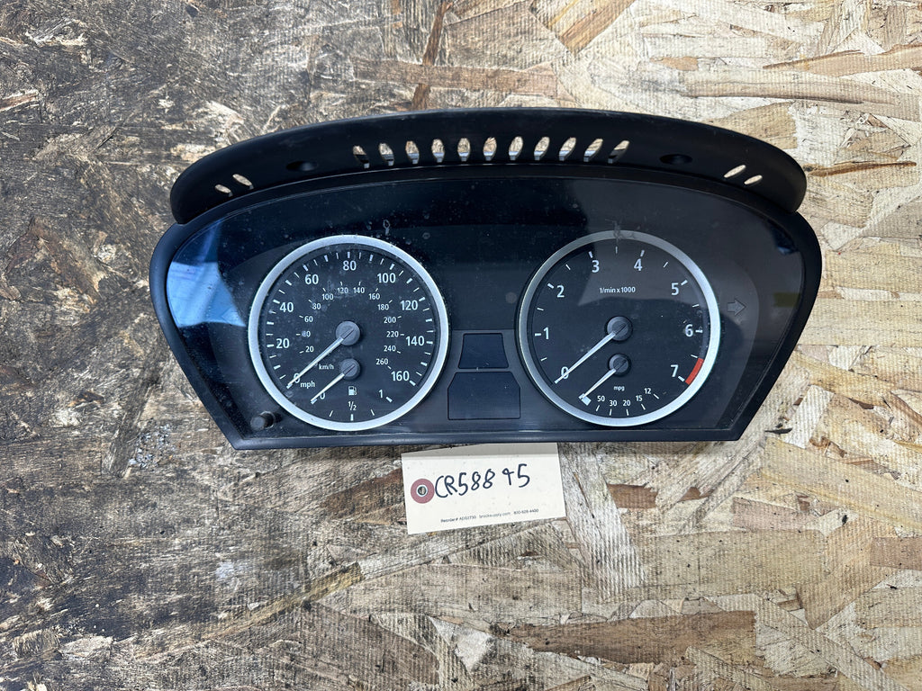 BMW 02-05 E60 5 SERIES SPEEDOMETER INSTRUMENT GAUGE CLUSTER MPH OEM 6958594