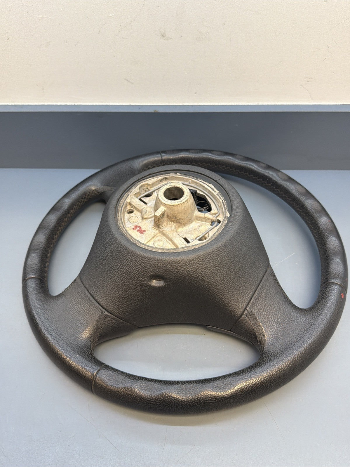BMW 2006-2012 E90 E9X 3 SERIES BLACK LEATHER STEERING WHEEL OEM 3375E901