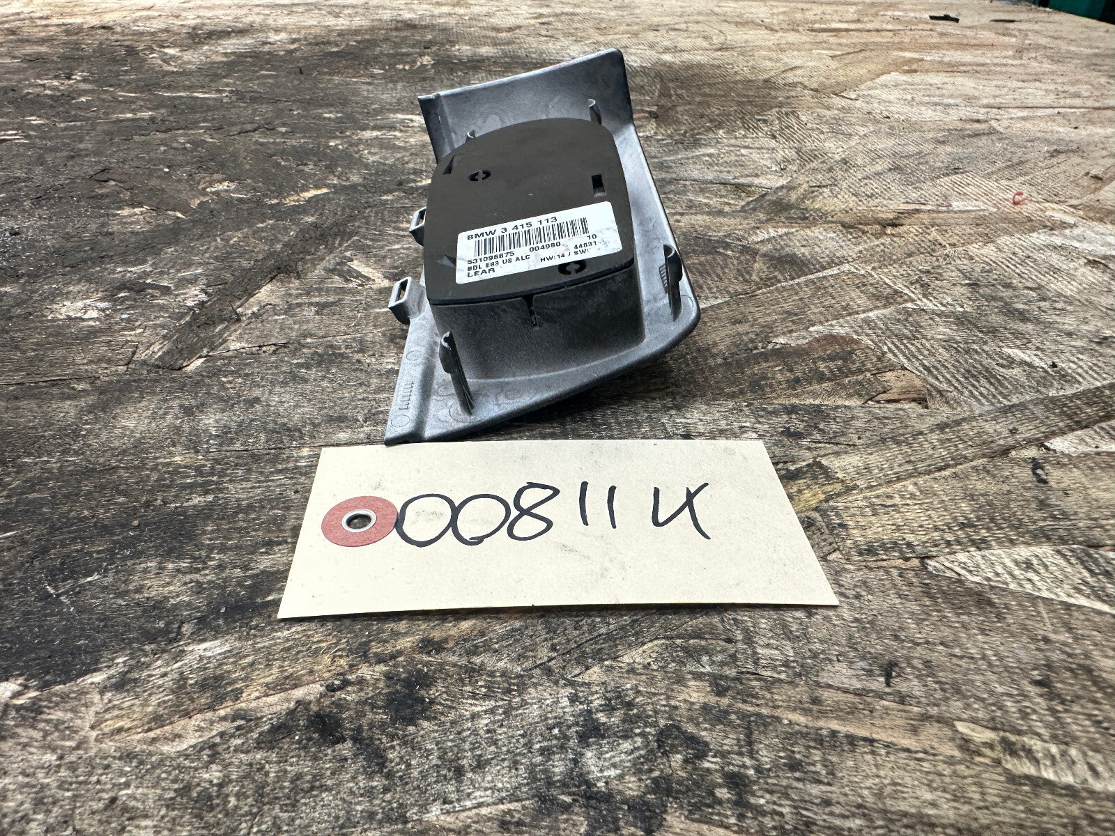 BMW 2003-2006 E83 X3 PRE LCI FRONT HEADLIGHT SWICH PANEL BLACK OEM 3415113