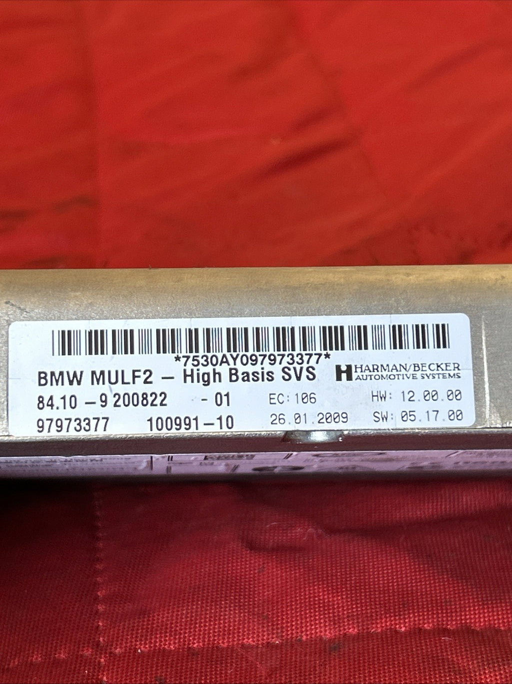 07-11 BMW E90 E91 E88 Radio Bluetooth Communication Control Module 9200822 OEM