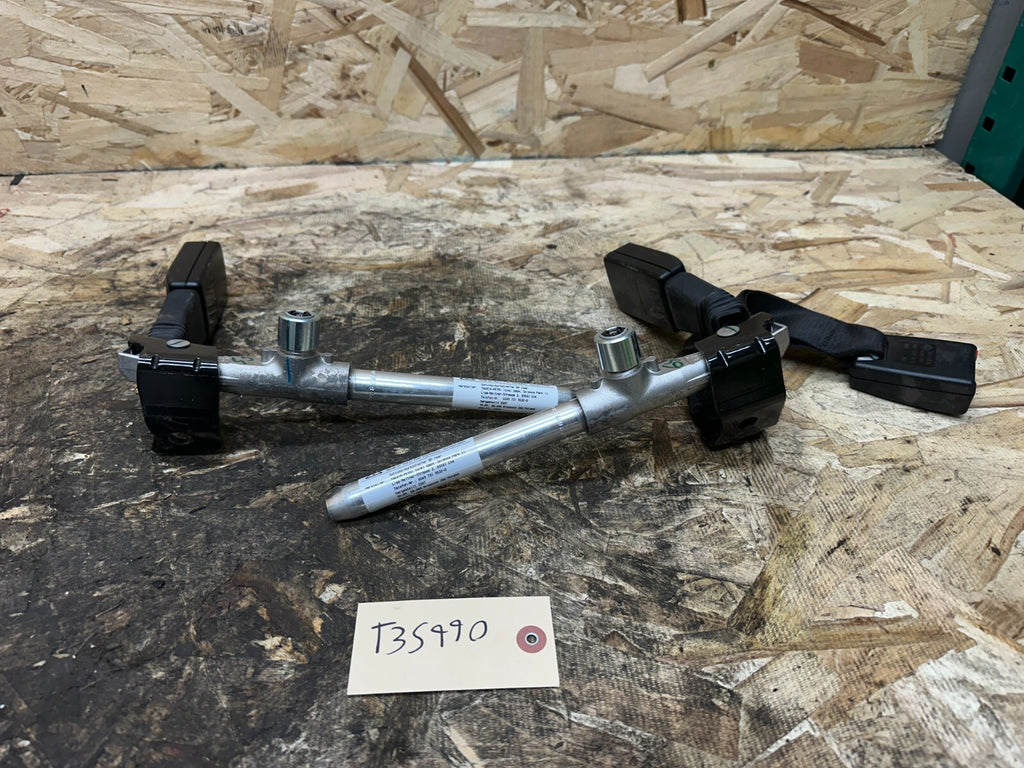 BMW 2006-2012 E90 REAR SEAT BELT BUCKELS+SRS SYSTEM TENSIONER SET OEM 6975364